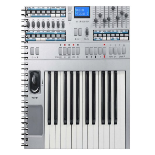 電子キーボード ノートブック (正面)