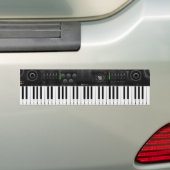 電子キーボード バンパーステッカー (車上)