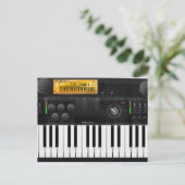 電子キーボード ポストカード (スタンド正面)
