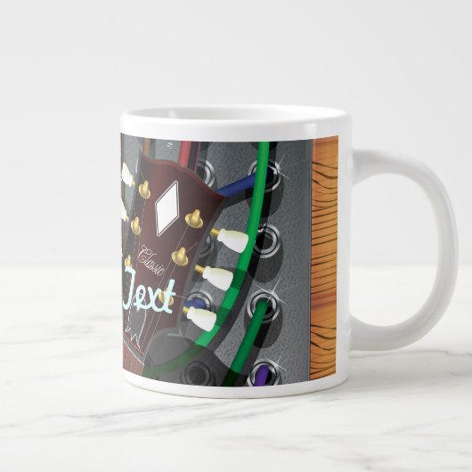 電子ギター及びミュージカルアンプ ジャンボコーヒーマグカップ (右)