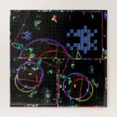 電子ゲームの滝 ジグソーパズル (横)