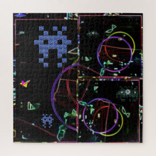 電子ゲームの滝 ジグソーパズル