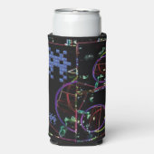 電子ゲームの滝 スリム缶クーラー (Seltzer正面)