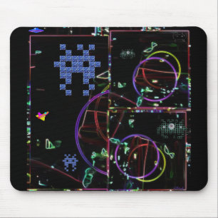 電子ゲームの滝 マウスパッド