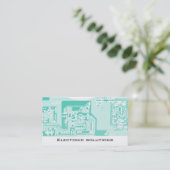 電子コミュニケーションのサーキットボードビジネス 名刺 (スタンド正面)