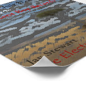 電子セッションのリリースポスター ポスター (角)