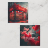 電子タバコの専門店 Vape Smoke Shop スクエア名刺 (正面/裏面)