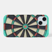 電子ダーツボード iPhone 15ケース (裏面横)