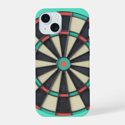 電子ダーツボード iPhone 15ケース (裏面)