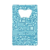 電子デジタル回路板 クレジットカード栓抜き (裏面)