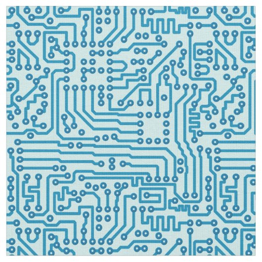 電子デジタル回路板 ファブリック (クローズアップ)