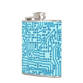 電子デジタル回路板 フラスク (左)