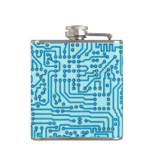 電子デジタル回路板 フラスク (裏面)