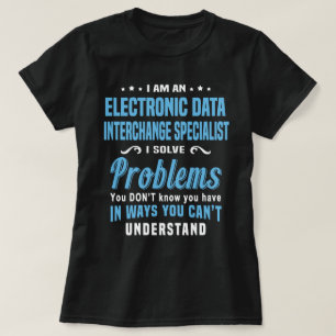 電子データ交換専門家 Tシャツ