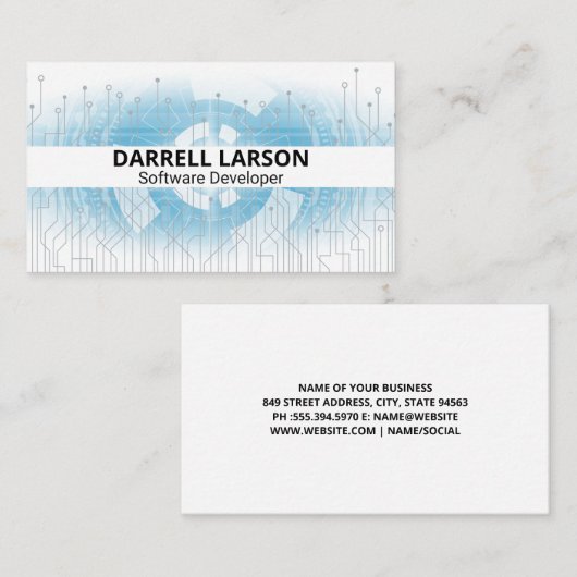 電子ノード | 回路技術 名刺 (正面/裏面)