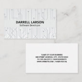 電子ノード | 回路 名刺 (正面/裏面)