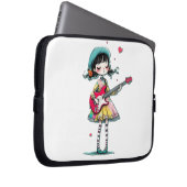電子バッグウィムシー女遊の子のギター ラップトップスリーブ (正面右)