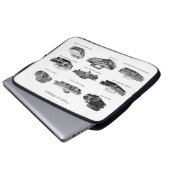 電子バッグ ラップトップスリーブ (正面下部)