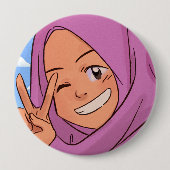 電子バッグ 缶バッジ (正面)