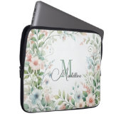 電子パーソナライズされたバッグ | 野生の小さな花 ラップトップスリーブ (正面右)