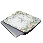 電子パーソナライズされたバッグ | 野生の小さな花 ラップトップスリーブ (正面下部)