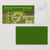 電子ビジネスカード 名刺 (正面/裏面)