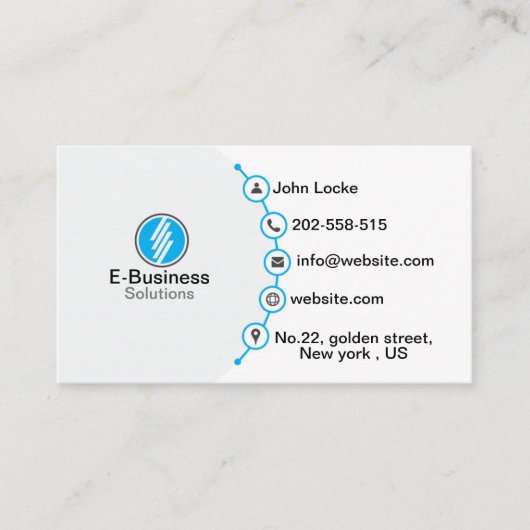 電子ビジネスカード 名刺 (正面)