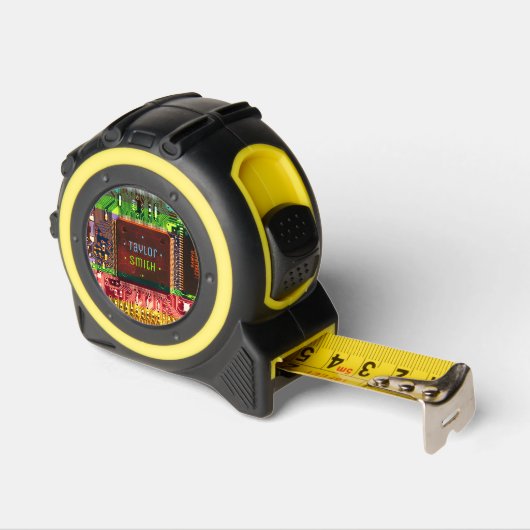 電子プリント回路カラフルギークカスタム メジャー (傾斜)