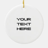 電子マザーボード回路オーナメント セラミックオーナメント (裏面)