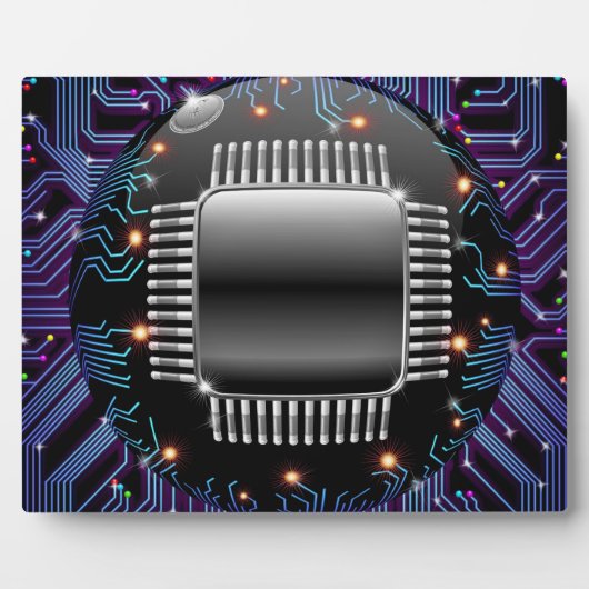 電子マザーボード回路プラーク フォトプラーク (正面)