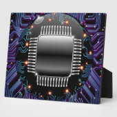 電子マザーボード回路プラーク フォトプラーク (側面)