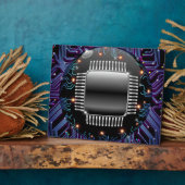 電子マザーボード回路プラーク フォトプラーク (側面)