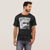 電子ミュージシャンプルオーバー用シンセサイザー Tシャツ (正面フル)