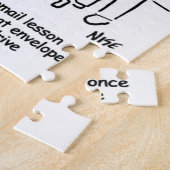 電子メールコンピュータレッスン ジグソーパズル (側面)