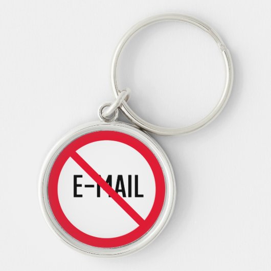 電子メール署名を確認しない | Premium Keychain キーホルダー (正面)