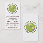 電子リサイクルの環境にやさしい名刺 名刺 (正面/裏面)