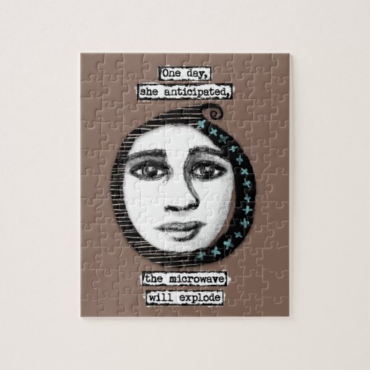 電子レンジがジグソーパズルを爆発させる ジグソーパズル (縦)