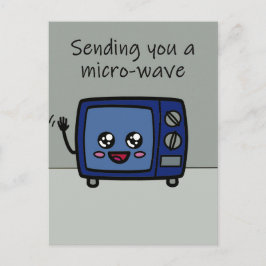 電子レンジでの送迎 ポストカード