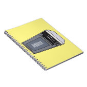 電子レンジの漫画イラスト ノートブック (右側)