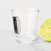 電子レンジ漫画イラストレーション ショットグラス (右)