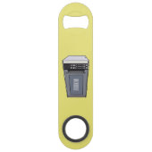 電子レンジ漫画イラストレーション スピード栓抜き (裏面)