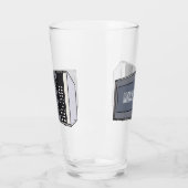 電子レンジ漫画イラストレーション タンブラーグラス (左)