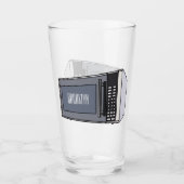 電子レンジ漫画イラストレーション タンブラーグラス (正面)