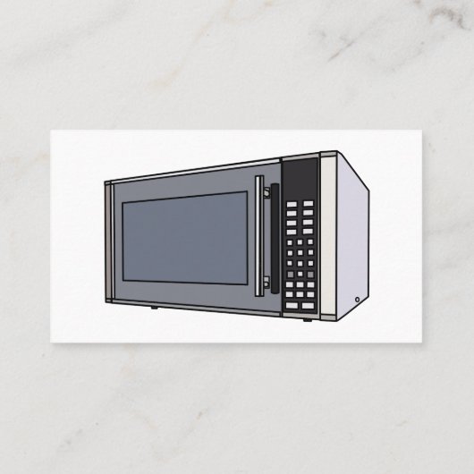 電子レンジ漫画イラストレーション 名刺 (裏面)