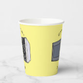 電子レンジ漫画イラストレーション 紙コップ (左)