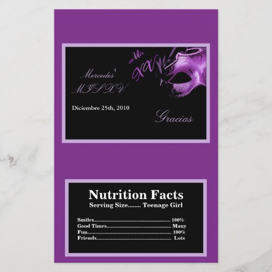 電子レンジ用ポップコーンの包装紙　Ｍｉｃｒｏｗａｖｅ　Ｐｏｐｃｏｒｎ　Ｗｒａｐｐｅｒ　Ｍｉｓ　ＸＶ　 チラシ (正面)