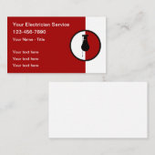 電子名モダン刺テンプレート 名刺 (正面/裏面)