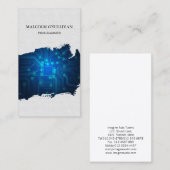 電子回路コンピュータプログラマ 名刺 (正面/裏面)