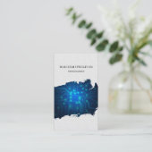 電子回路コンピュータプログラマ 名刺 (スタンド正面)