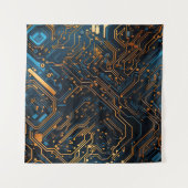 電子回路タペストリー タペストリー (正面)